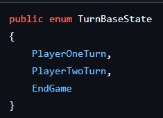 Enum for State Machine